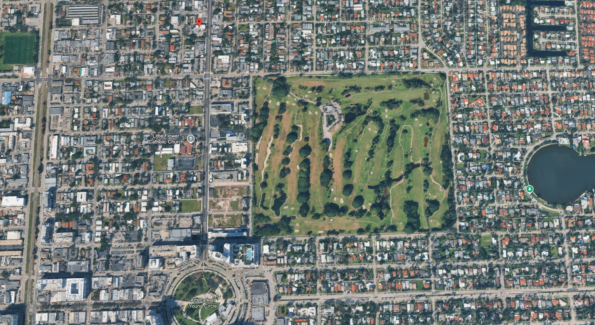 Hollywood aerial